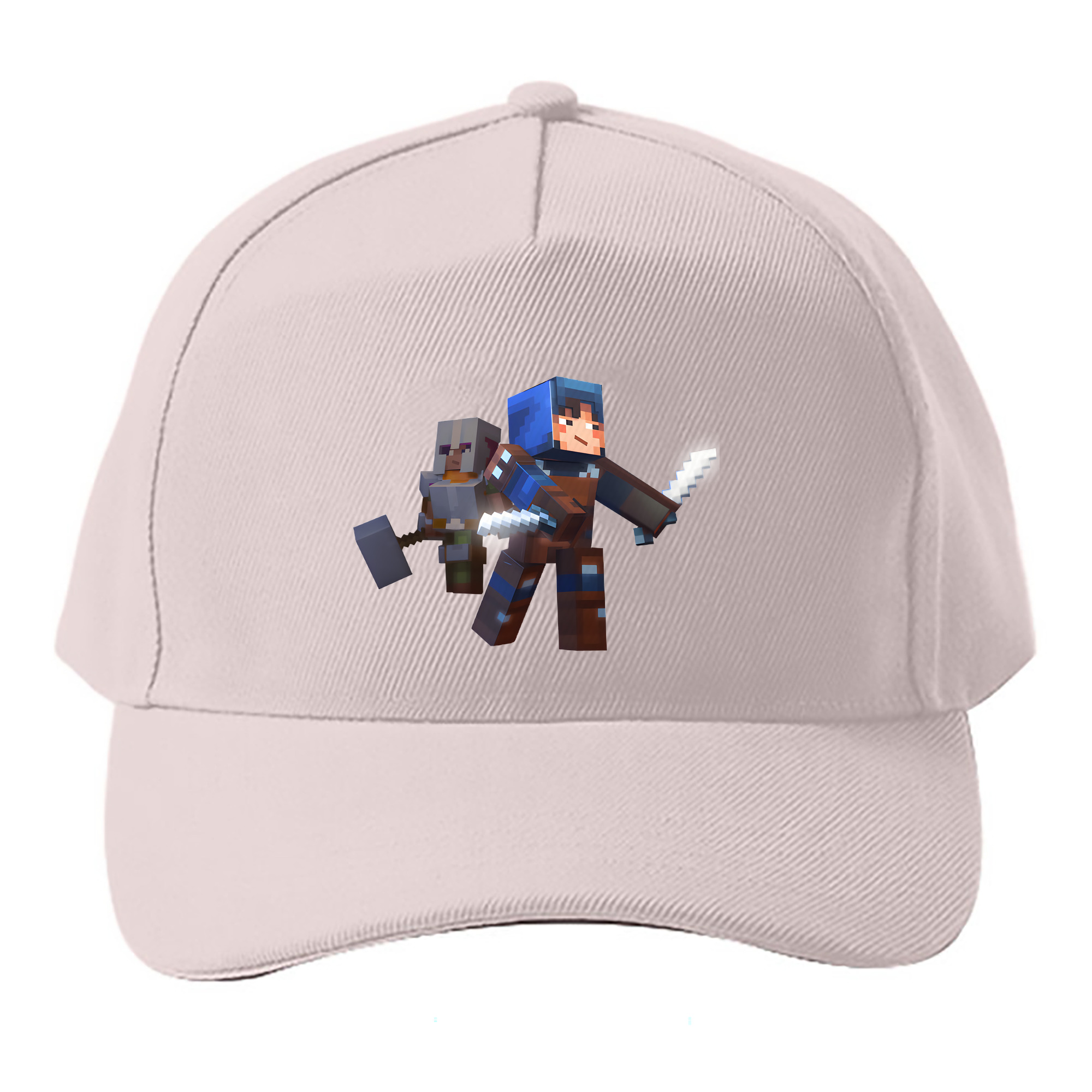 （画像用） マインクラフト ブロックの世界 Minecraft MC Block world ベースボールキャップ 綿100％ 男女兼用 帽子 スポーツ